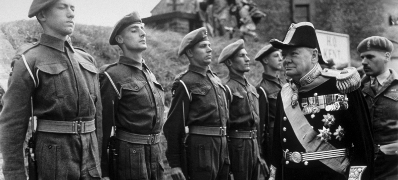 Winston Churchill wearing the uniform of the Warden of the Cinque Ports in August of 1946 (Photo by Douglas Miller/Keystone/Getty Images)